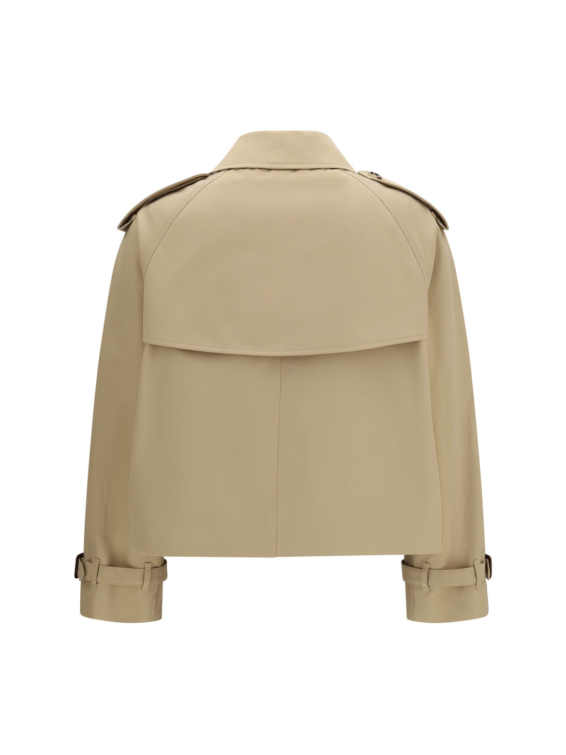 BURBERRY 10 mayfair cropped trench jacket in gabardine