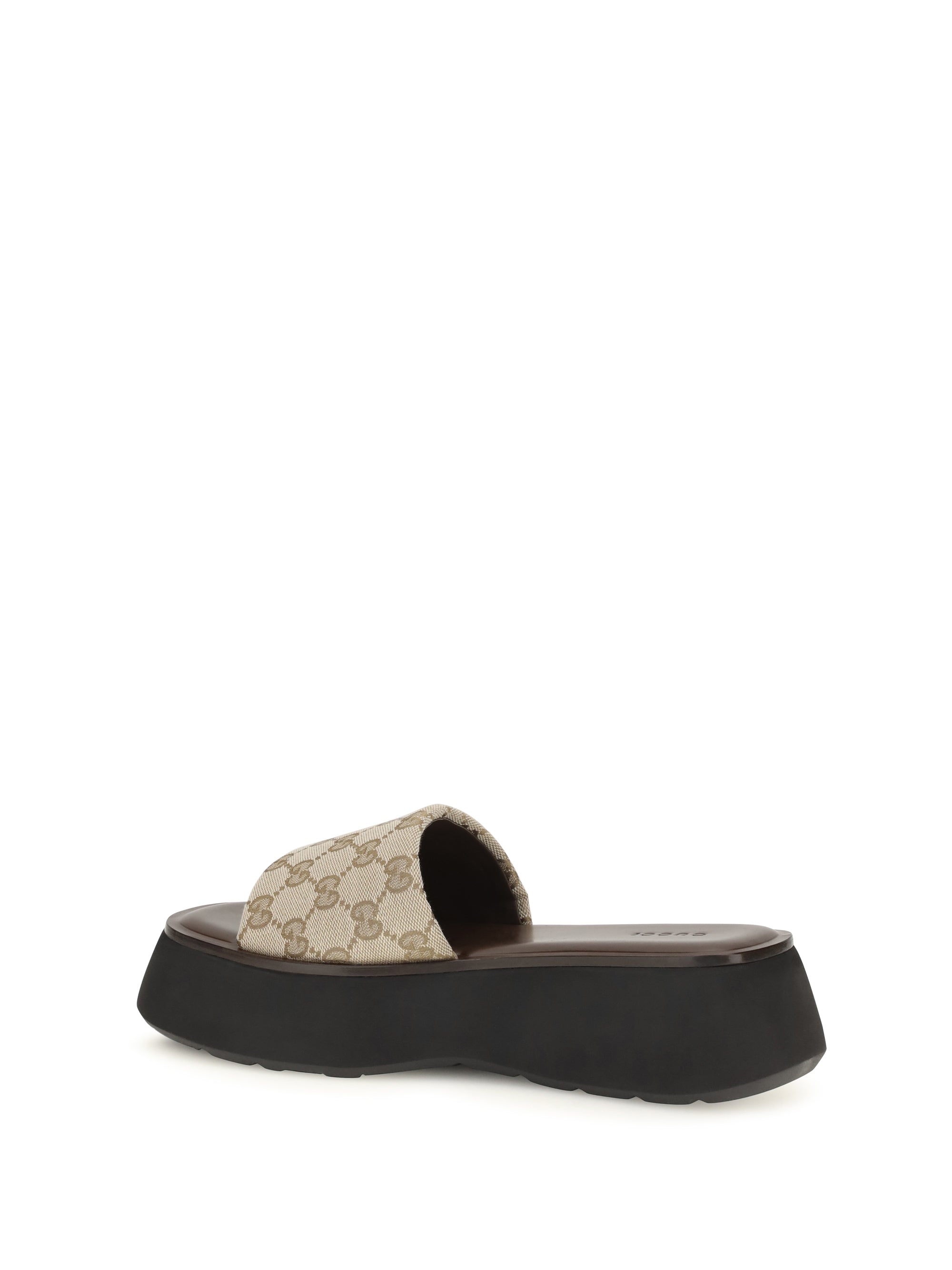oversized sole slider sandals