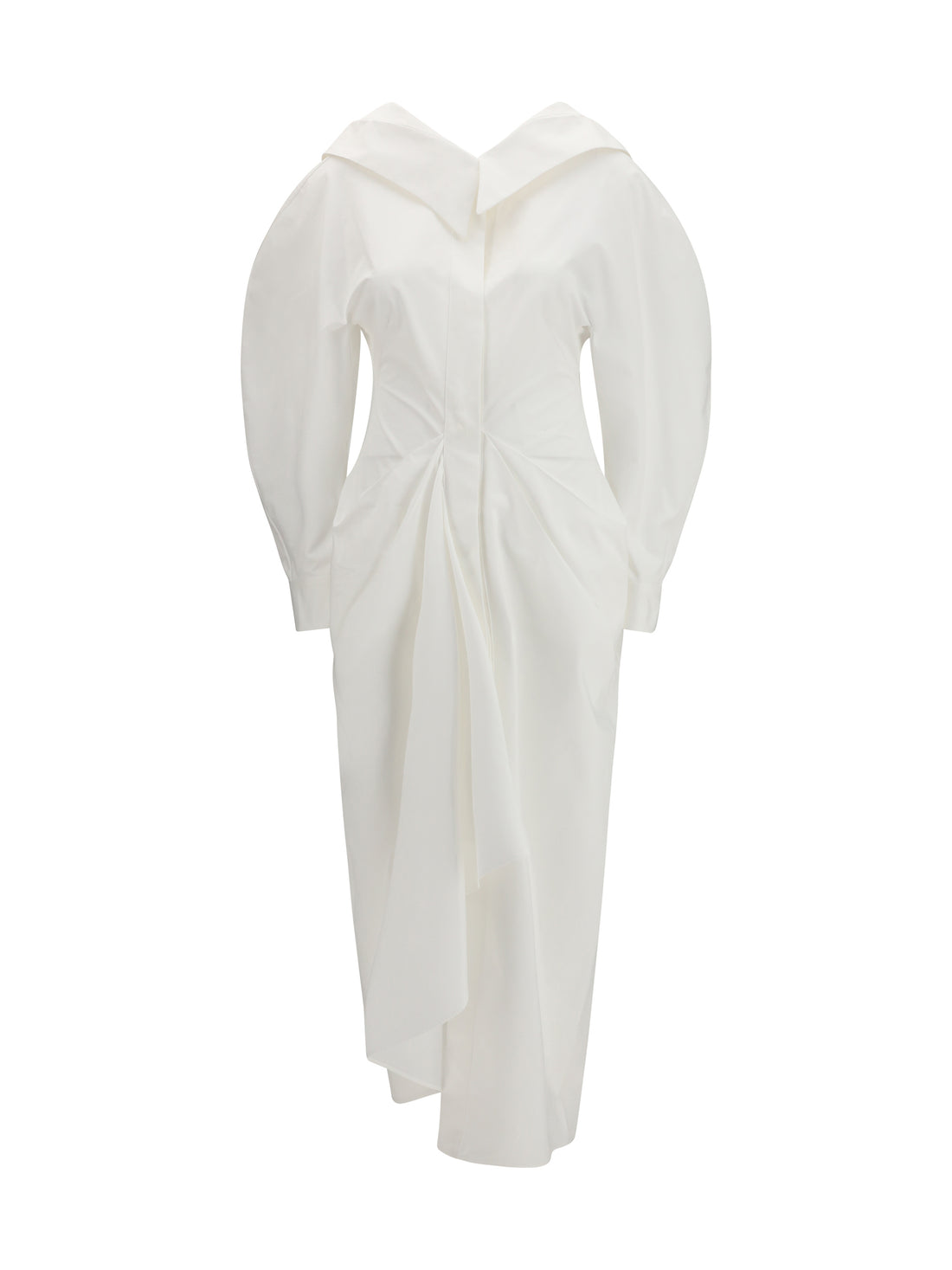 GIVENCHY 38 long cut-out chemisier dress