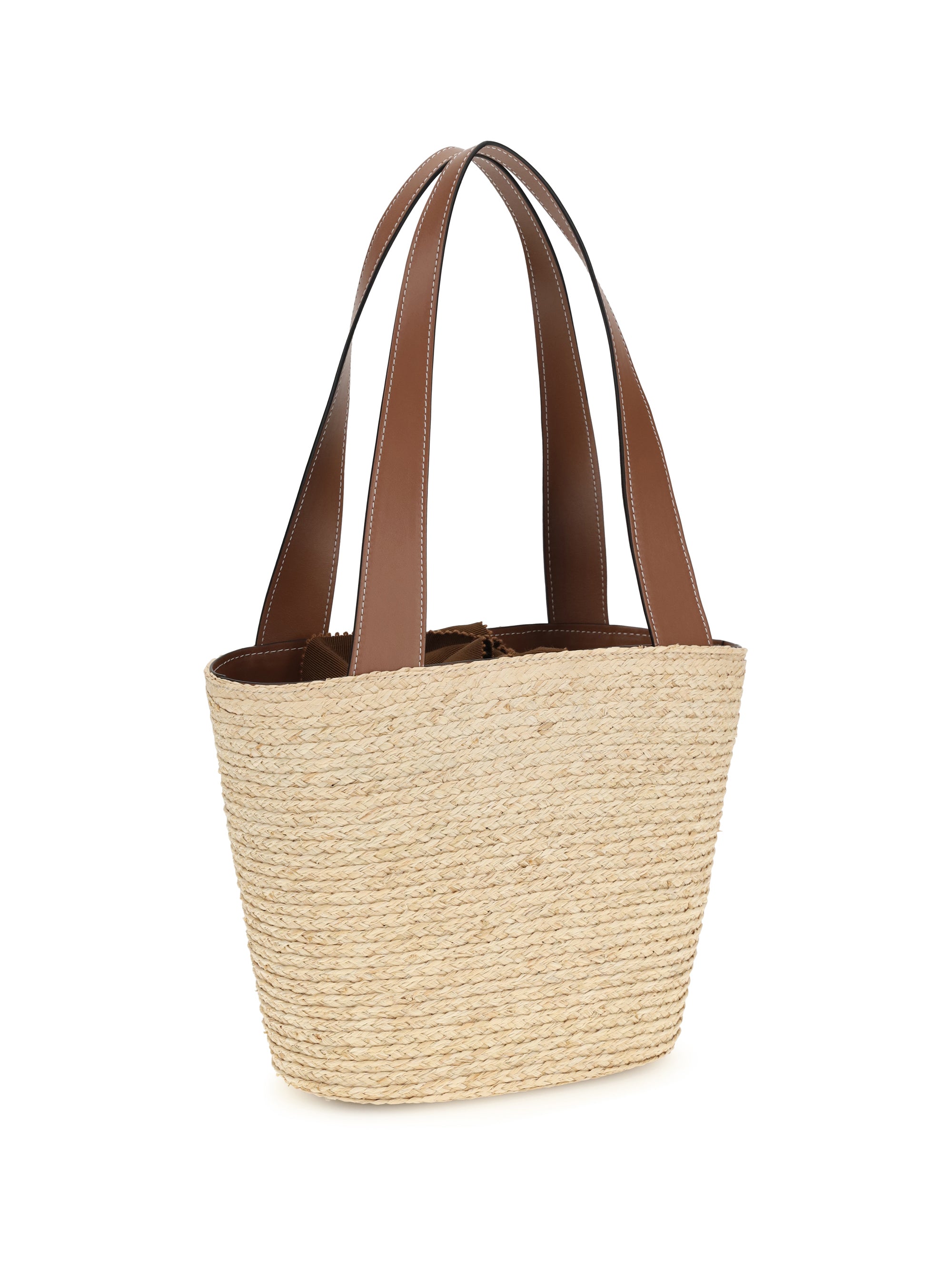 mini viv’ skate raffia bucket bag