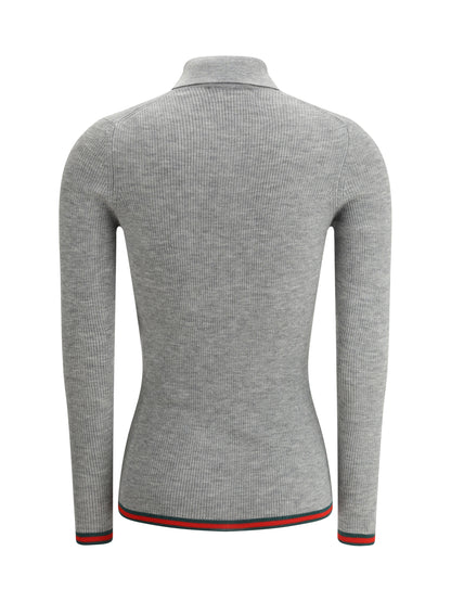 GUCCI M cashmere polo shirt