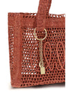 east-west summer banana raffia tote bag