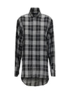 custom tux shirt in ombré check viscose