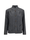 coiba herringbone wool blend jacket
