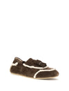 suede slip-on loafers with tassel