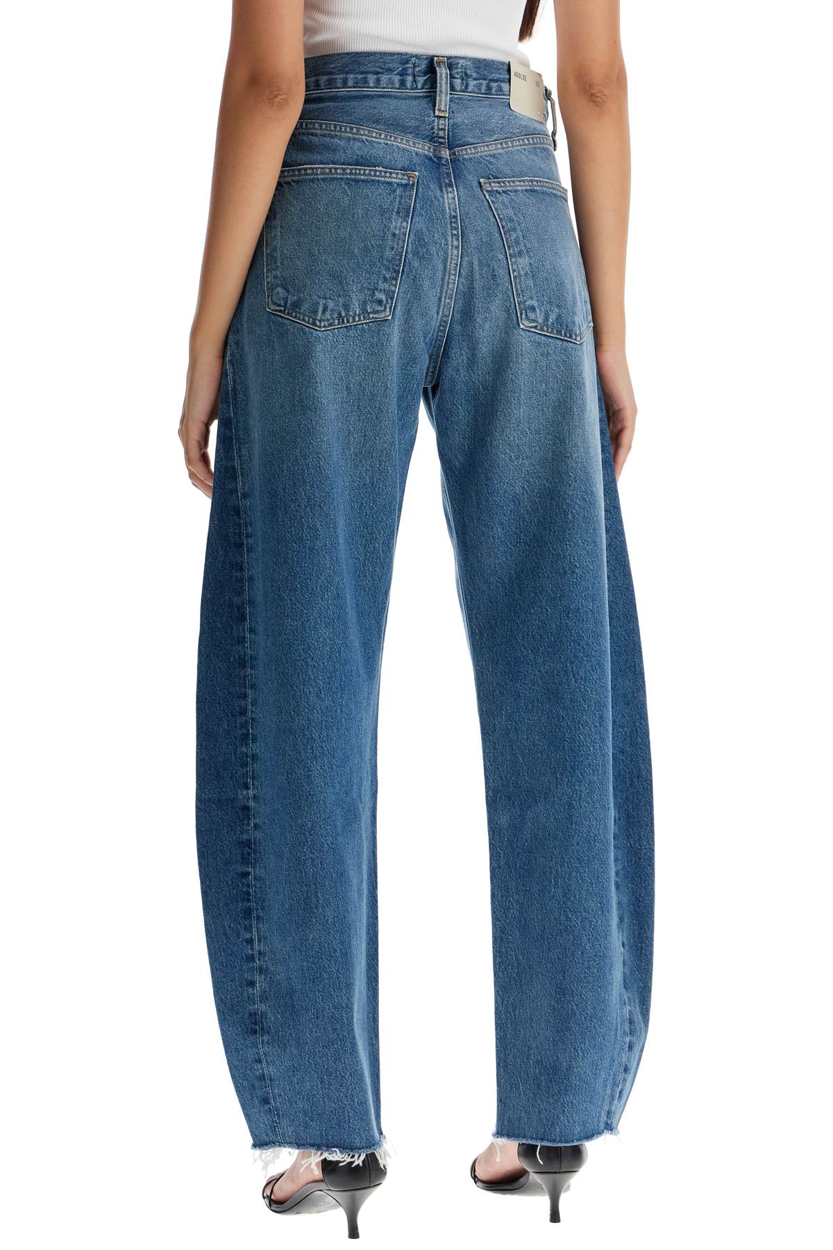 luna curved leg jeans