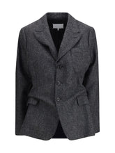 MARGIELA 40 three-button tweed jacket 