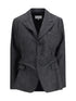 MARGIELA 40 three-button tweed jacket 