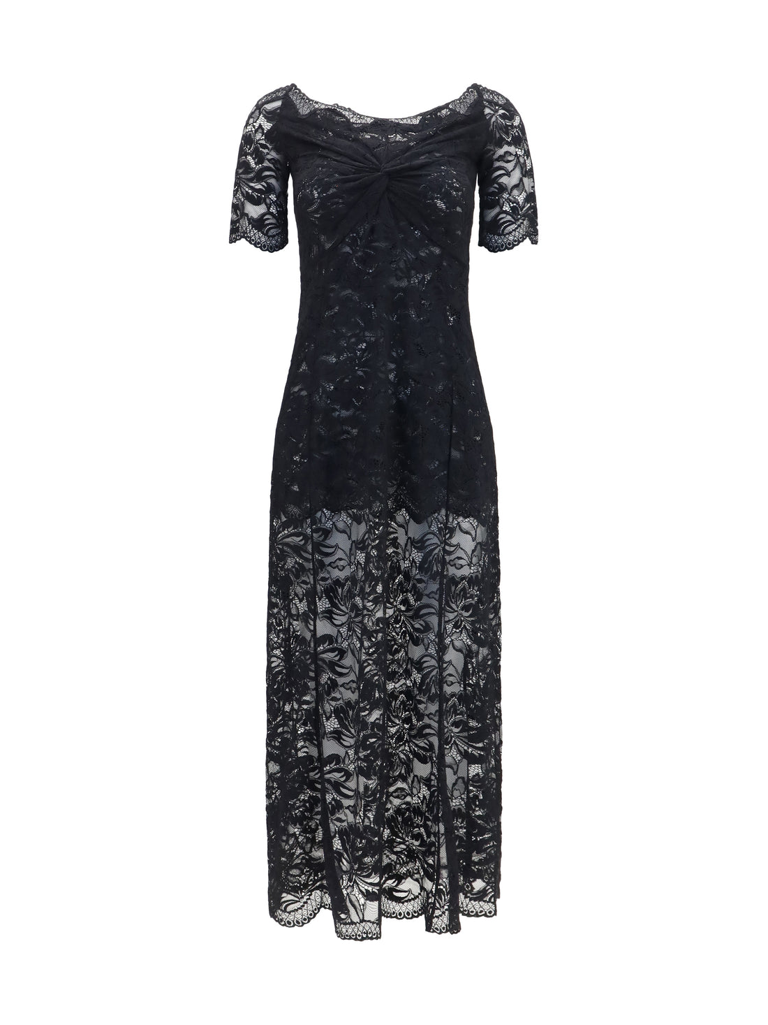 RABANNE 36 floral lace long dress