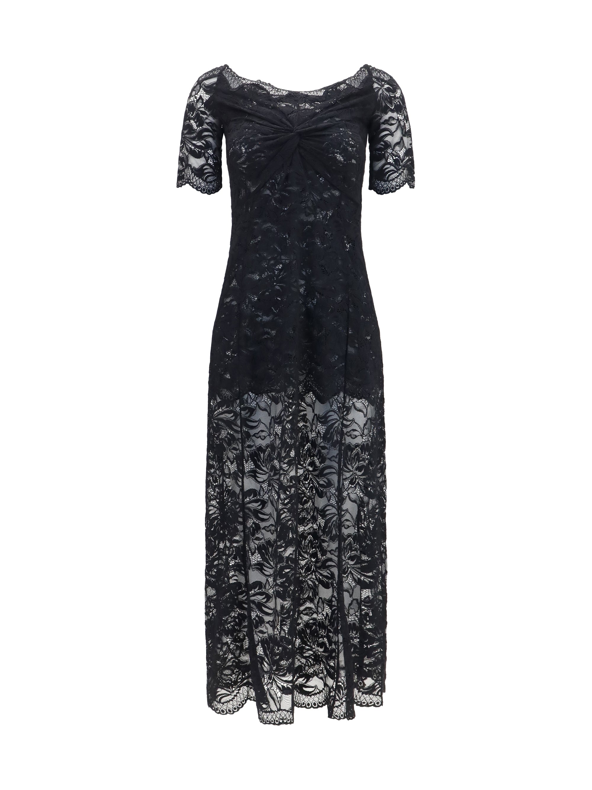 floral lace long dress