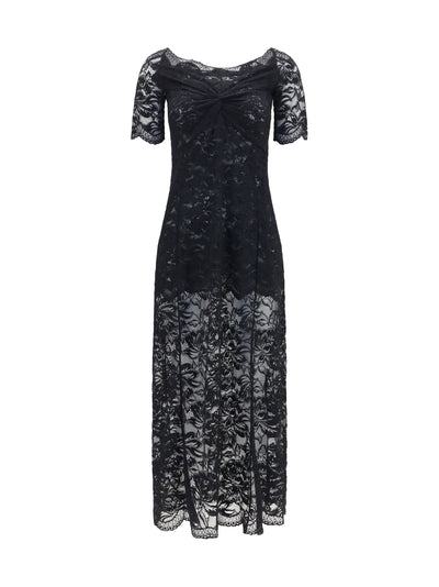 floral lace long dress