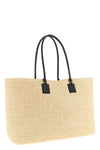 verano xl crocheted raffia shopping bag