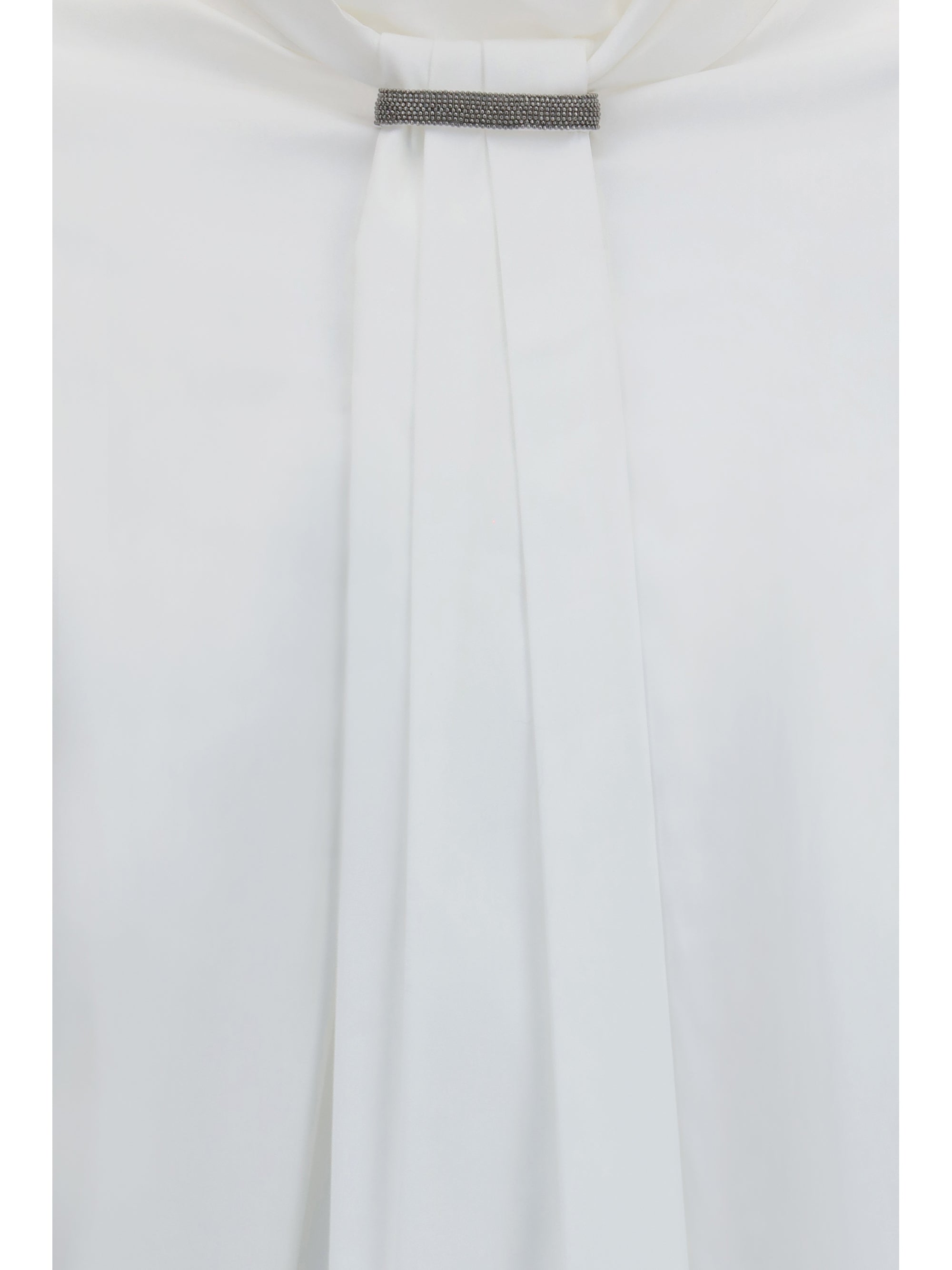 blouse with monili decoration