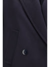 double breasted wool drap coat