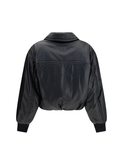 ACNE STUDIOS 34 faux leather bomber jacket