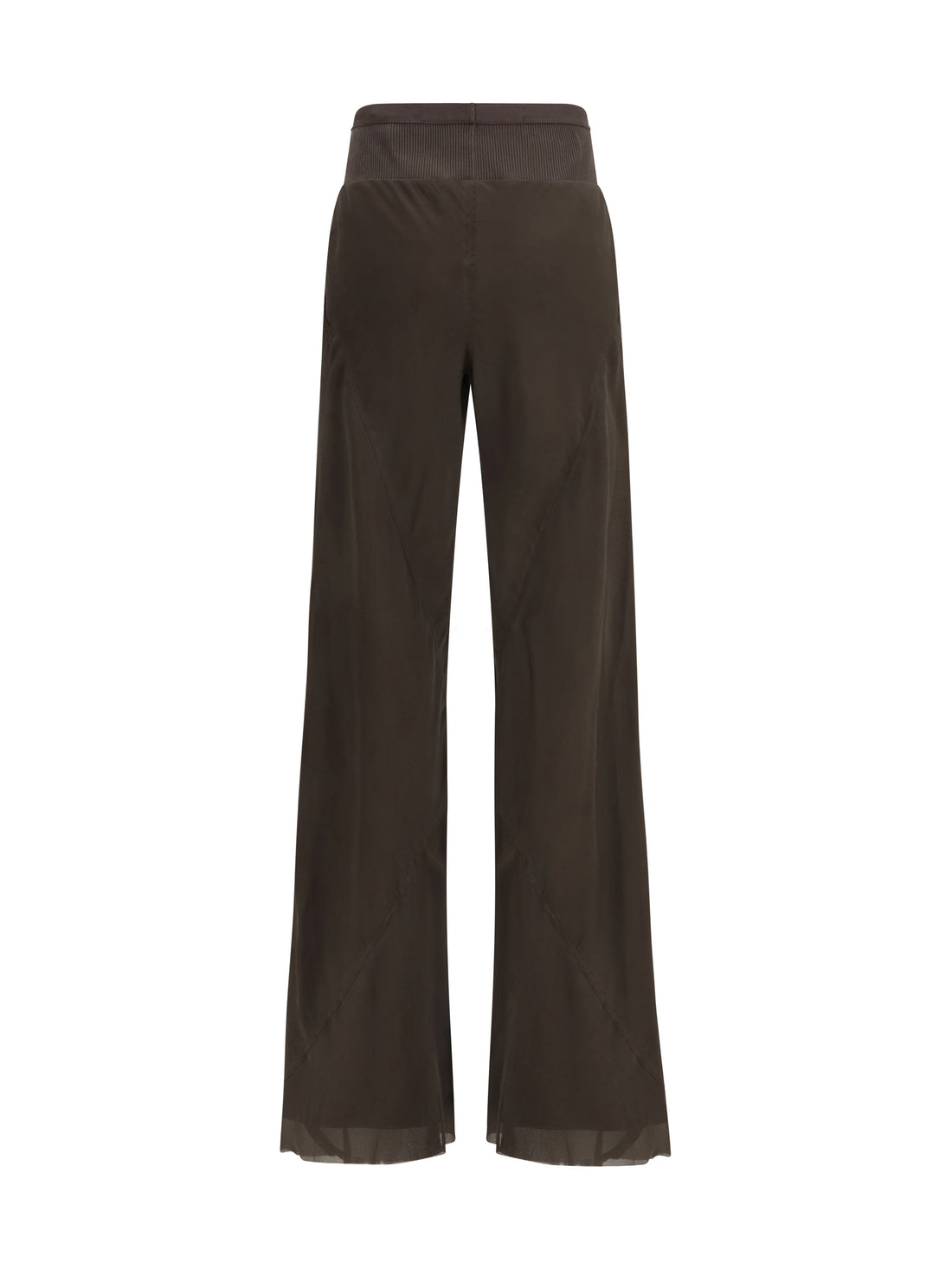 RICK OWENS 44 bias pants with a bias-cut 