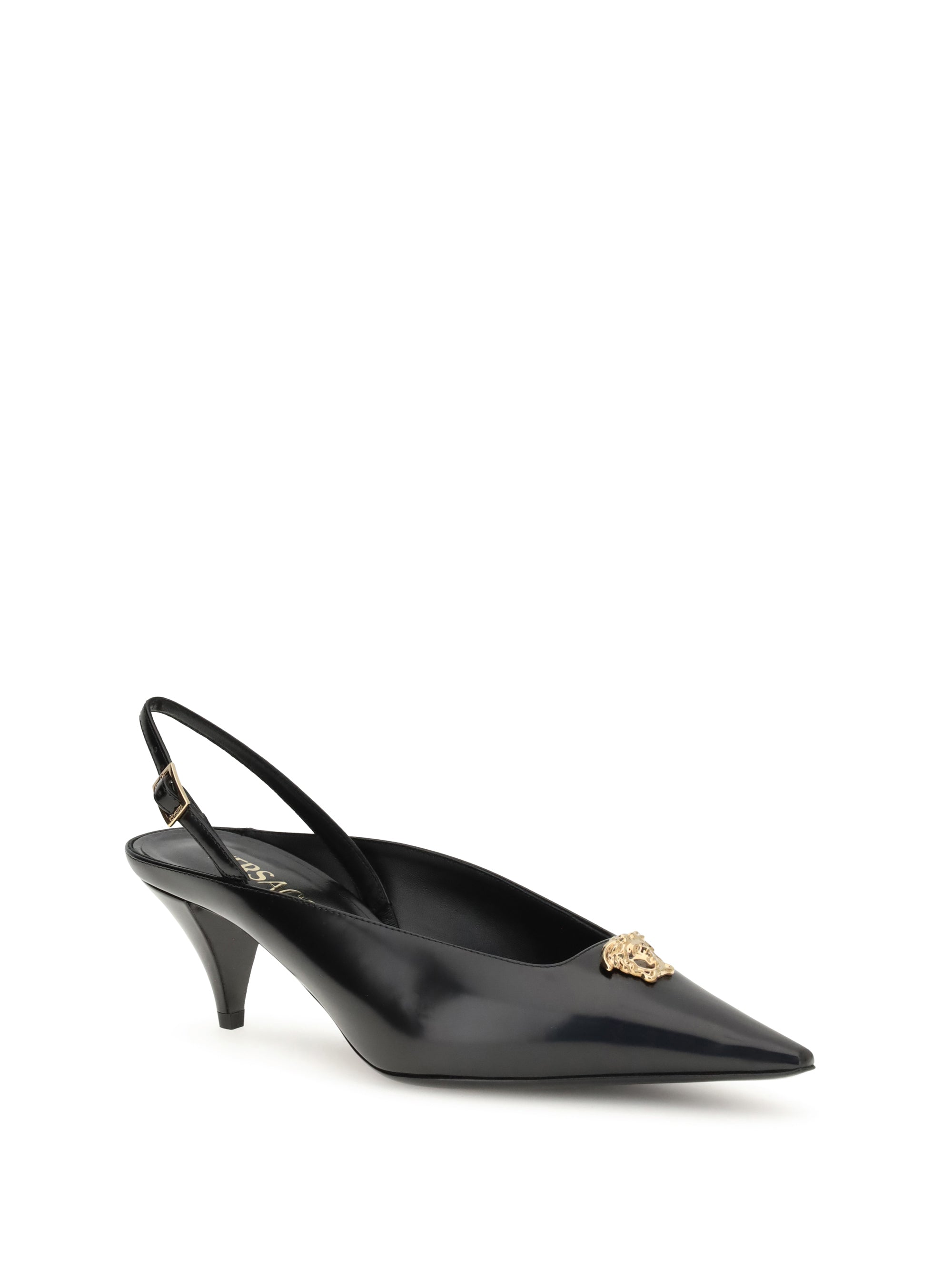 VERSACE 36 la medusa slingback pumps