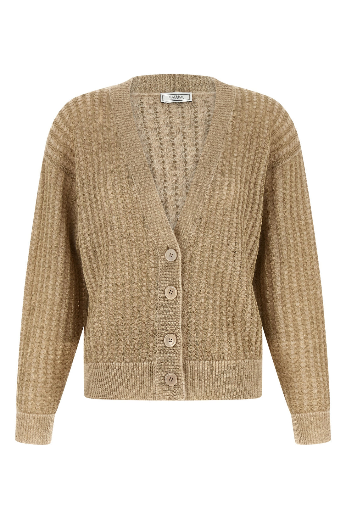 PESERICO 40 knitted cardigan in viscose