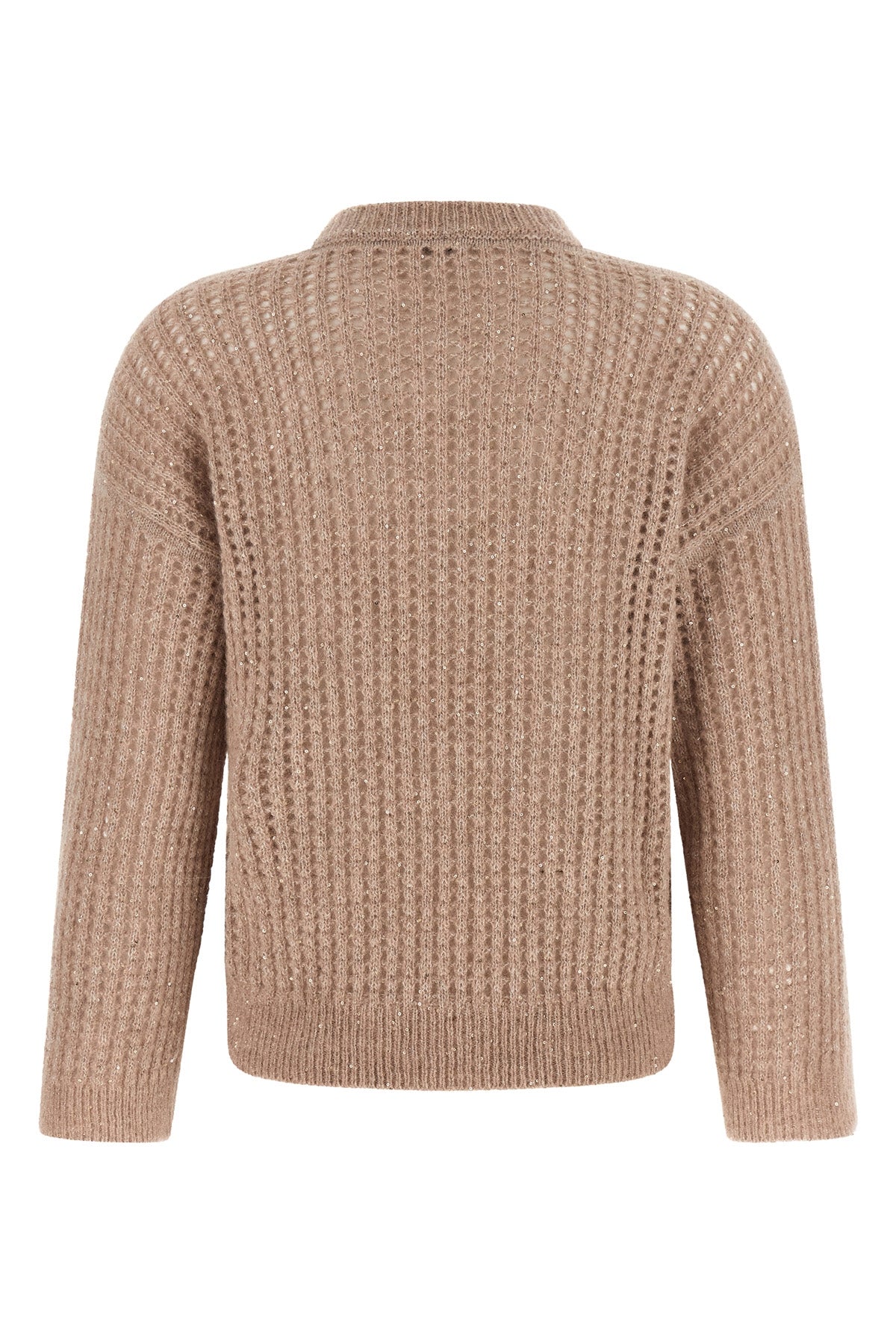 the peserico crew neck sweater redefines the concept of knitwear through a sophi