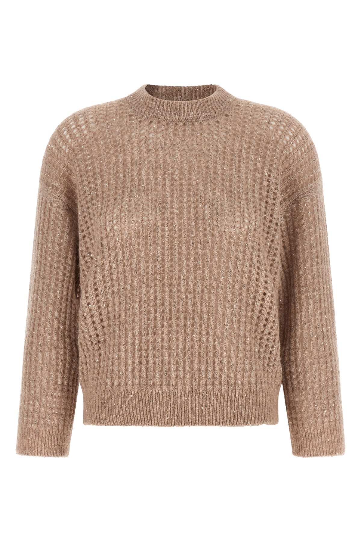 the peserico crew neck sweater redefines the concept of knitwear through a sophi