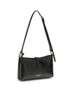 lock leather shoulder bag