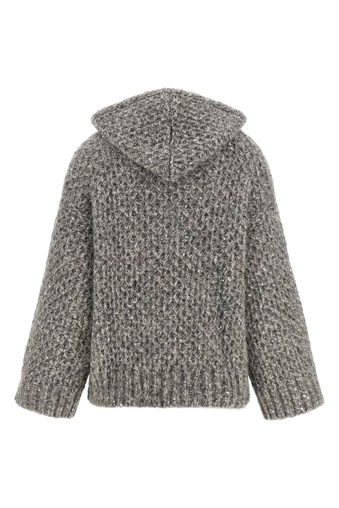 PESERICO 38 the peserico cardigan in fine alpaca blend is distinguished by a tricot processi