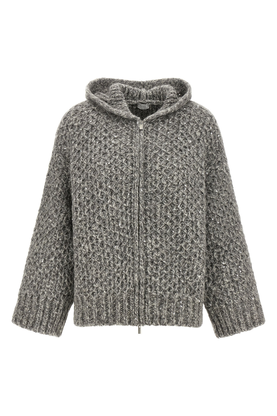 PESERICO 38 the peserico cardigan in fine alpaca blend is distinguished by a tricot processi