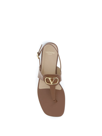 VALENTINO GARAVANI 36 leather thong sandals
