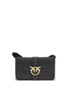 love leather shoulder bag