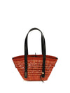 braid raffia shoulder bag by the loewe x paula’s ibiza