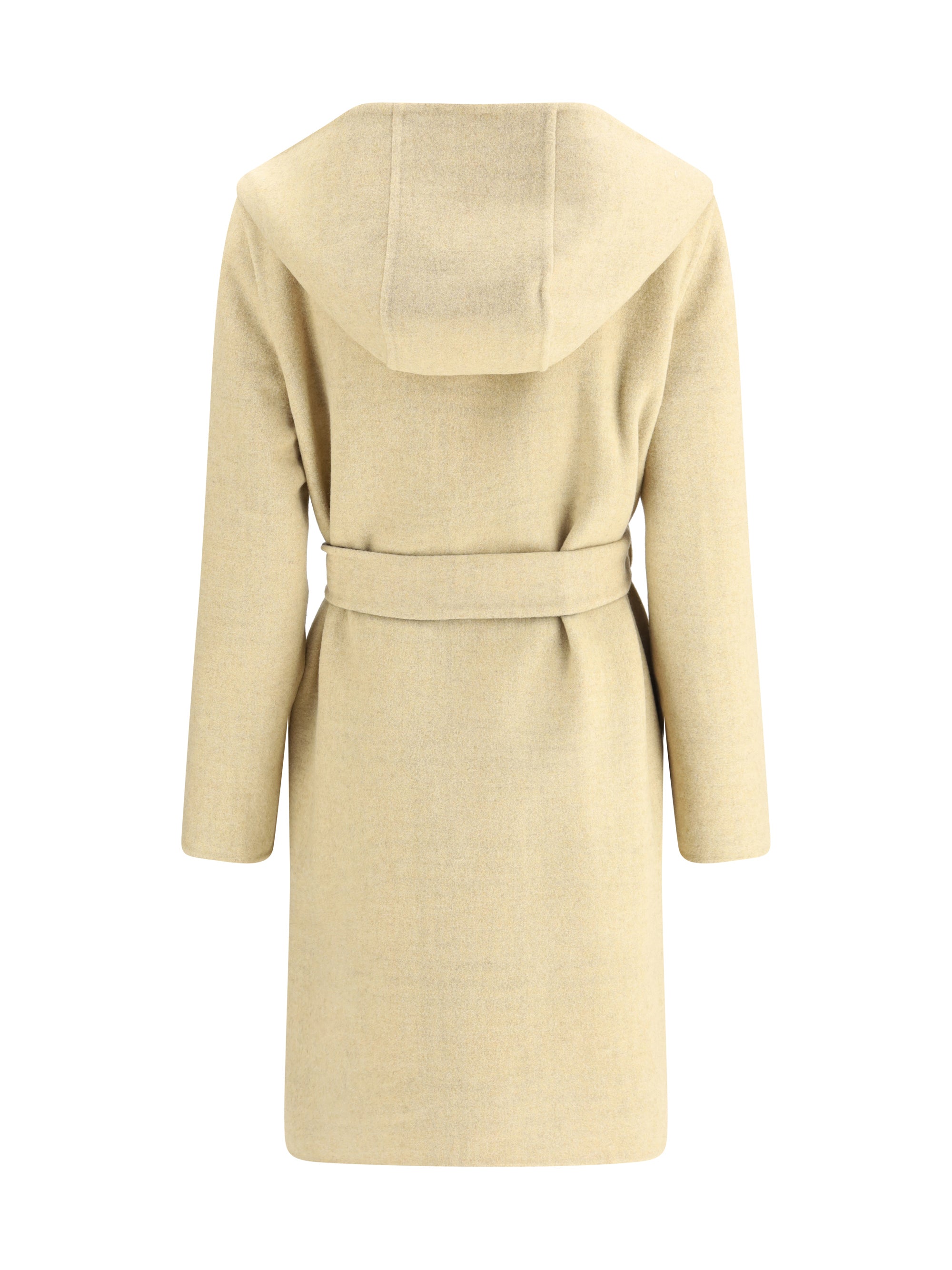 BURBERRY 6 reversible wool robe coat