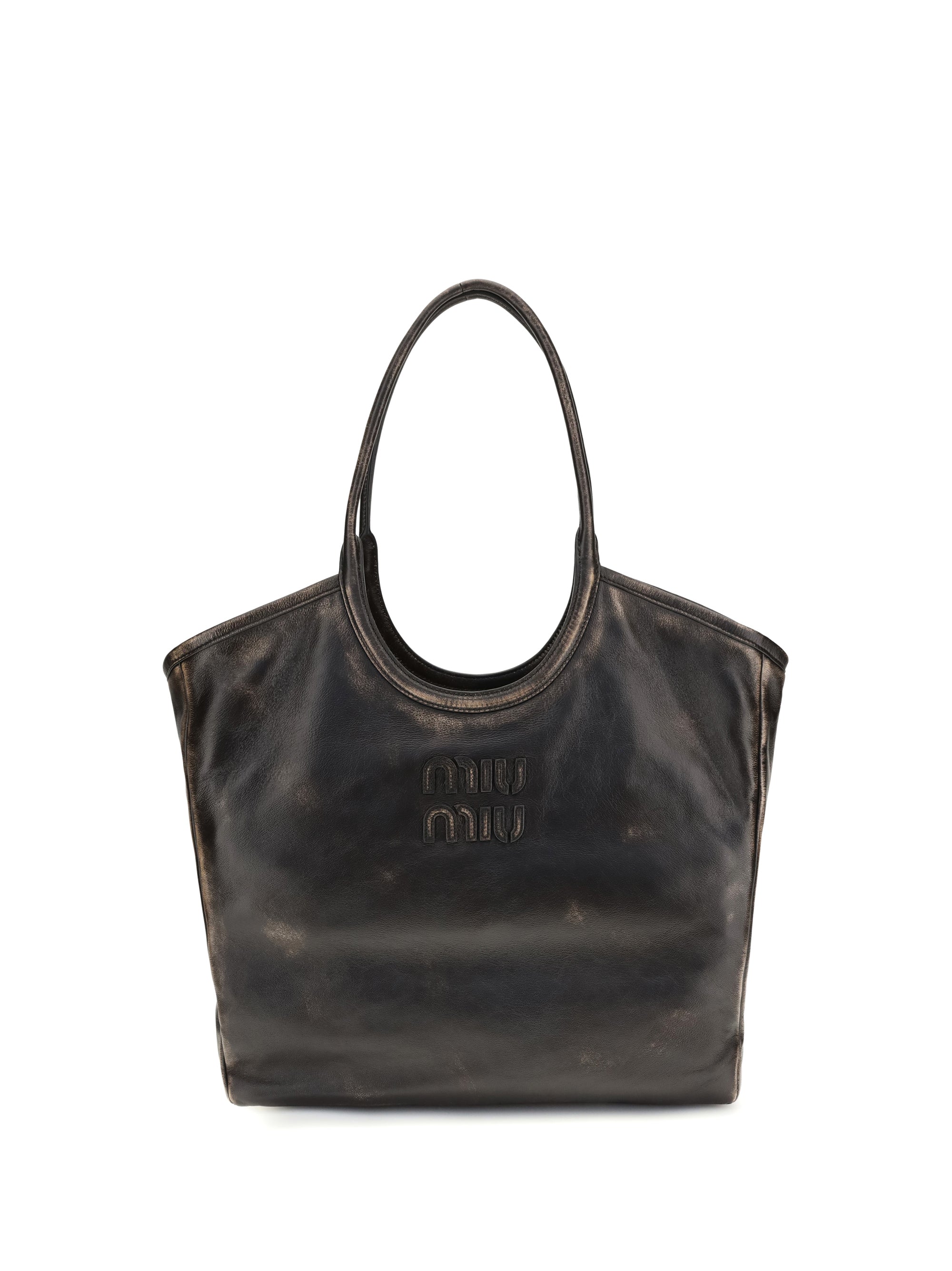 ivy leather tote bag