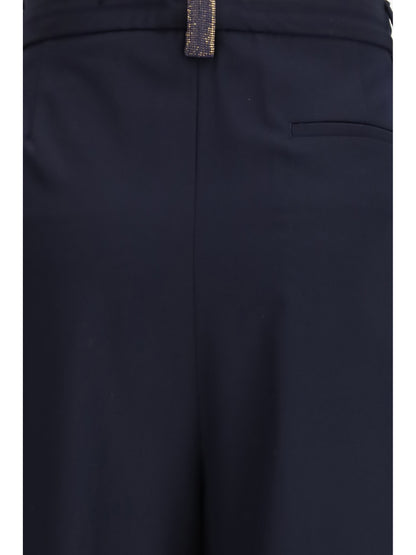 FABIANA FILIPPI 42 fluid techno-tailoring trousers