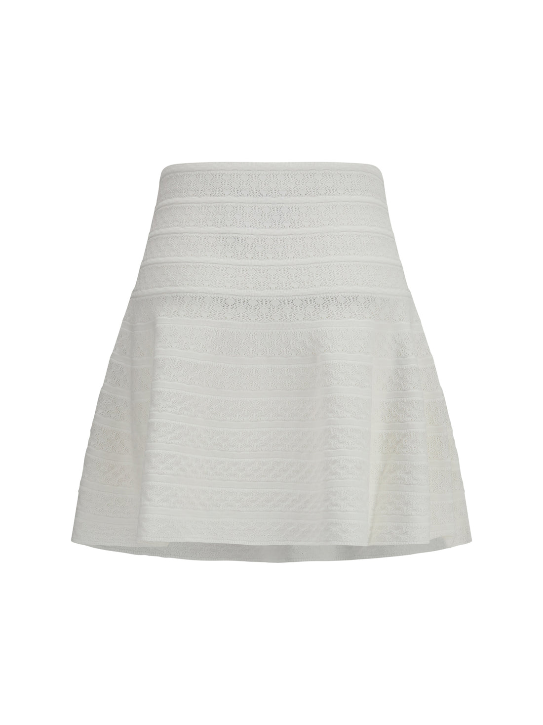 SELF-PORTRAIT M pointelle knit mini skirt