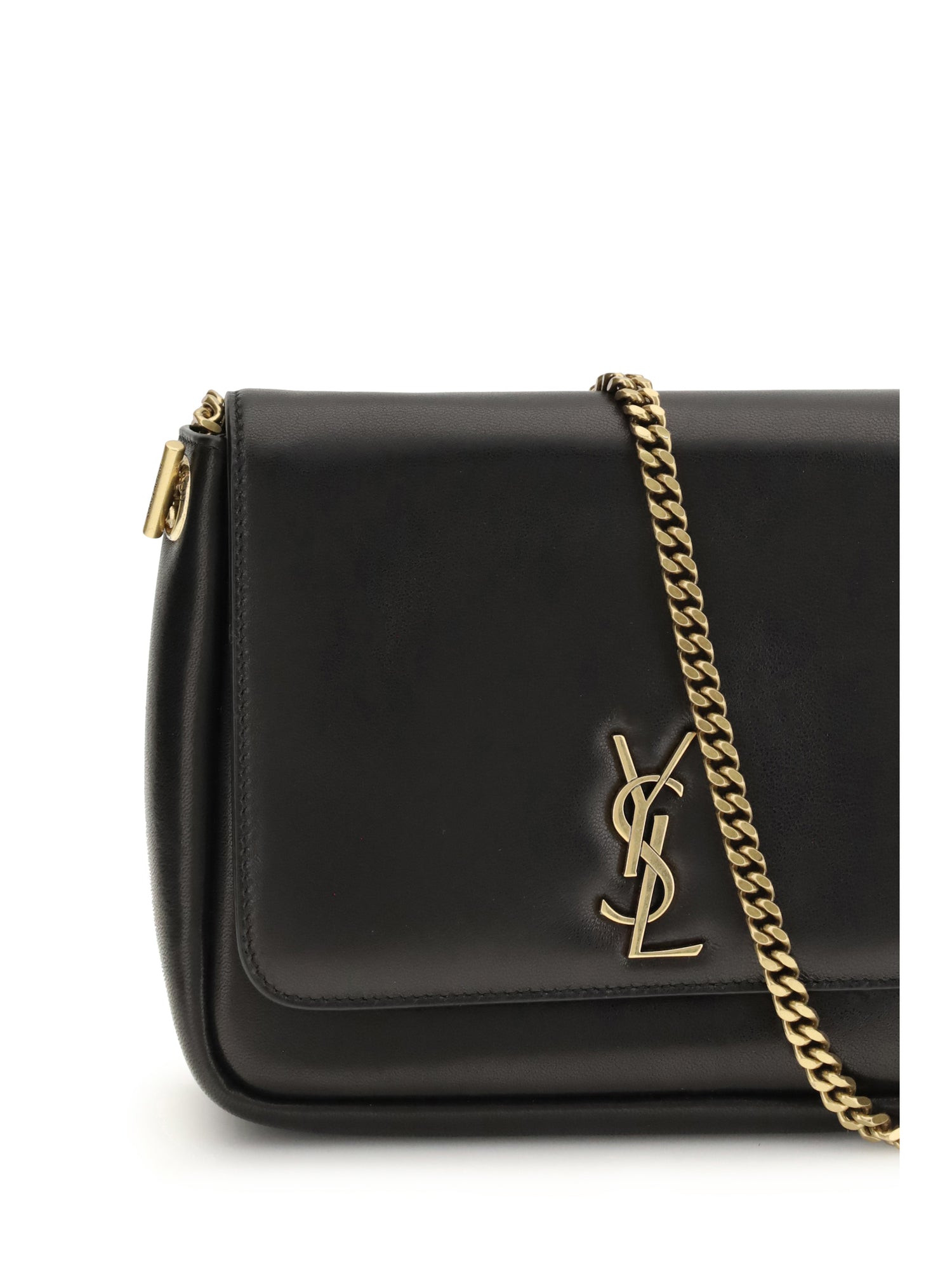 SAINT LAURENT OS leather shoulder bag
