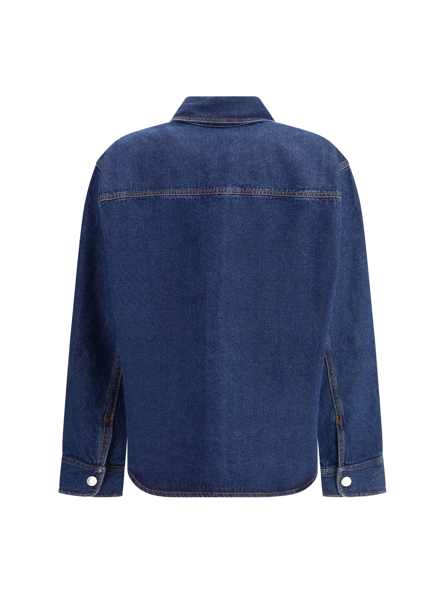 AMI PARIS L ami de coeur cotton denim overshirt