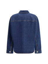 AMI PARIS L ami de coeur cotton denim overshirt