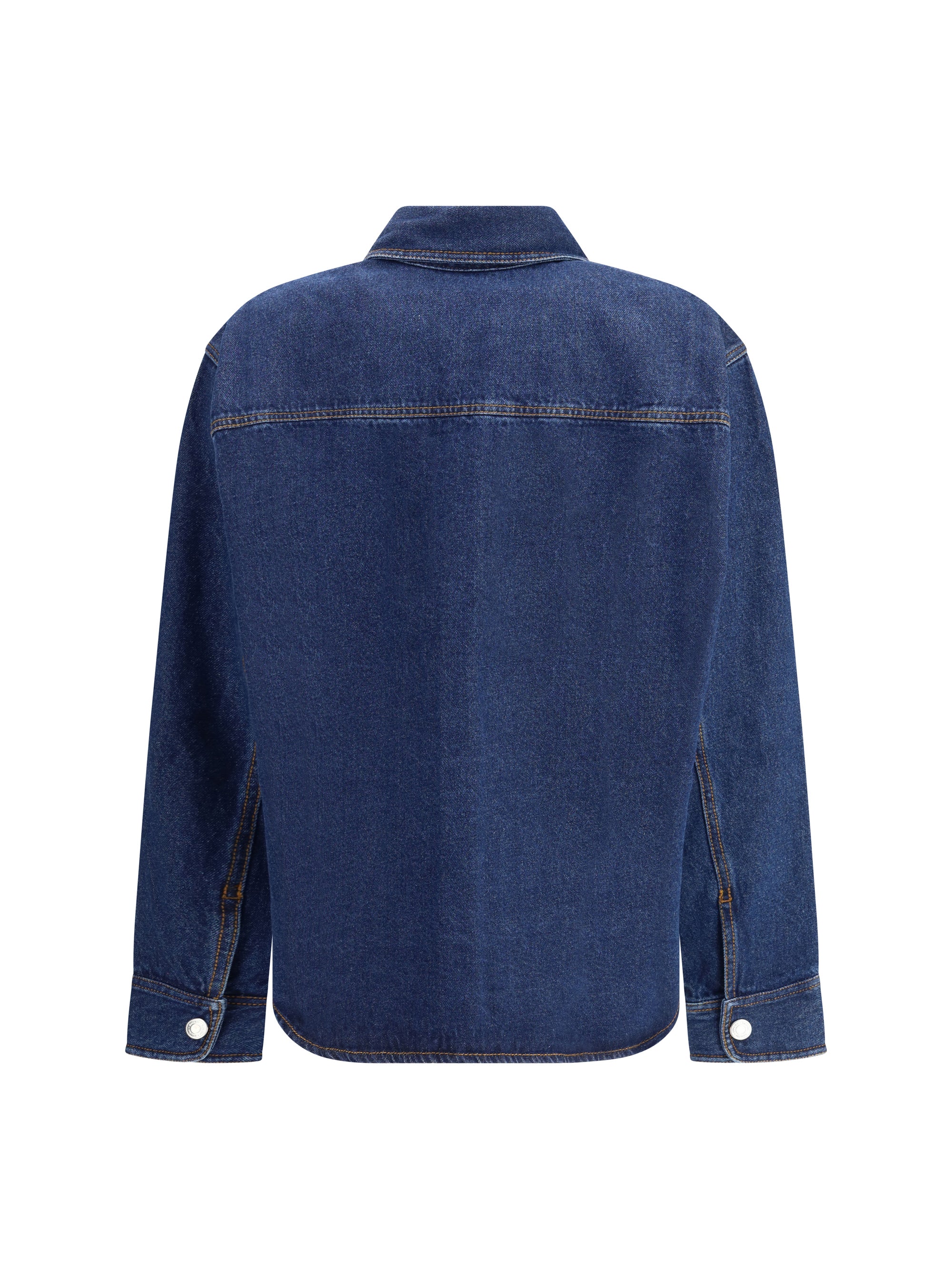 AMI PARIS L ami de coeur cotton denim overshirt
