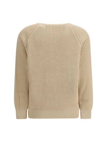 SAINT LAURENT S ribbed cotton pullover 