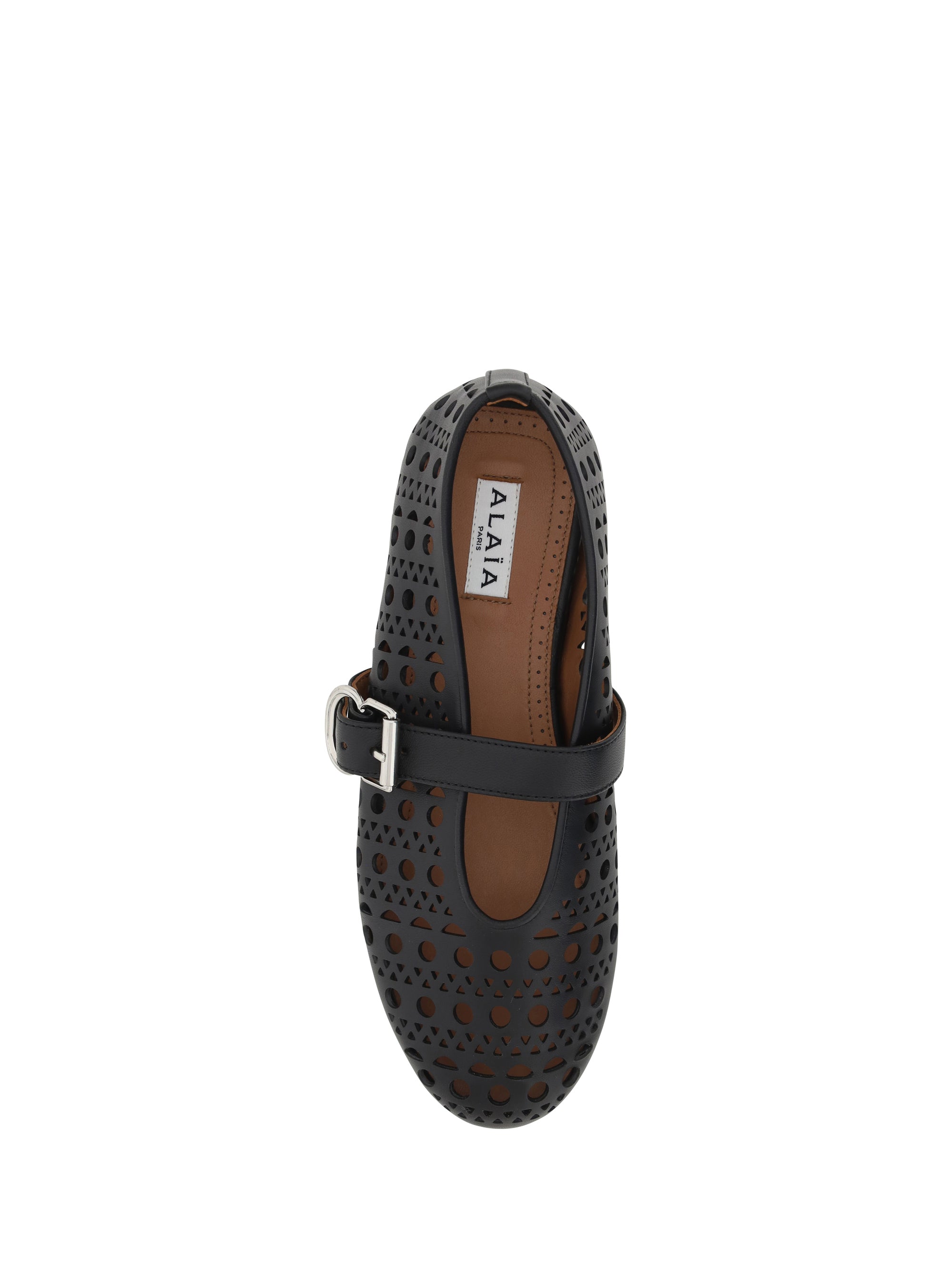 leather ballerinas