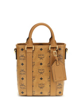 MCM OS aren mini printed canvas tote bag