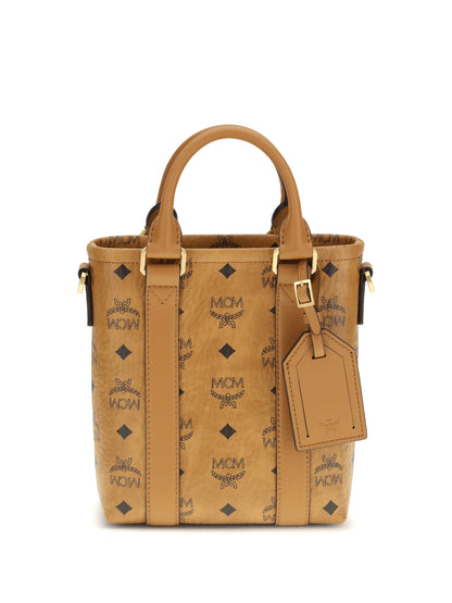 MCM OS aren mini printed canvas tote bag