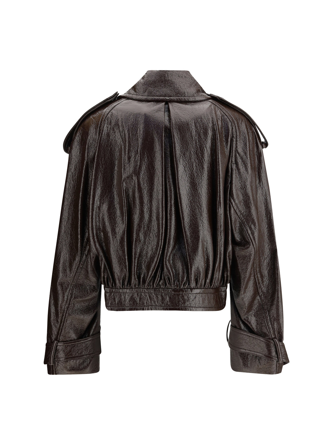 MAX MARA SPORTMAX 40 short hybrid trench coat in coated cotton