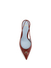 coeur royal slingback leather pumps