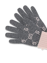 GUCCI L cashmere gg gloves