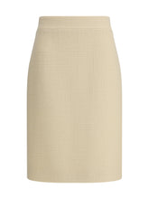 VALENTINO 42 wool tweed skirt