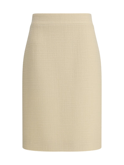 VALENTINO 42 wool tweed skirt