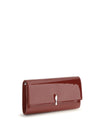 bettina patent leather chain wallet