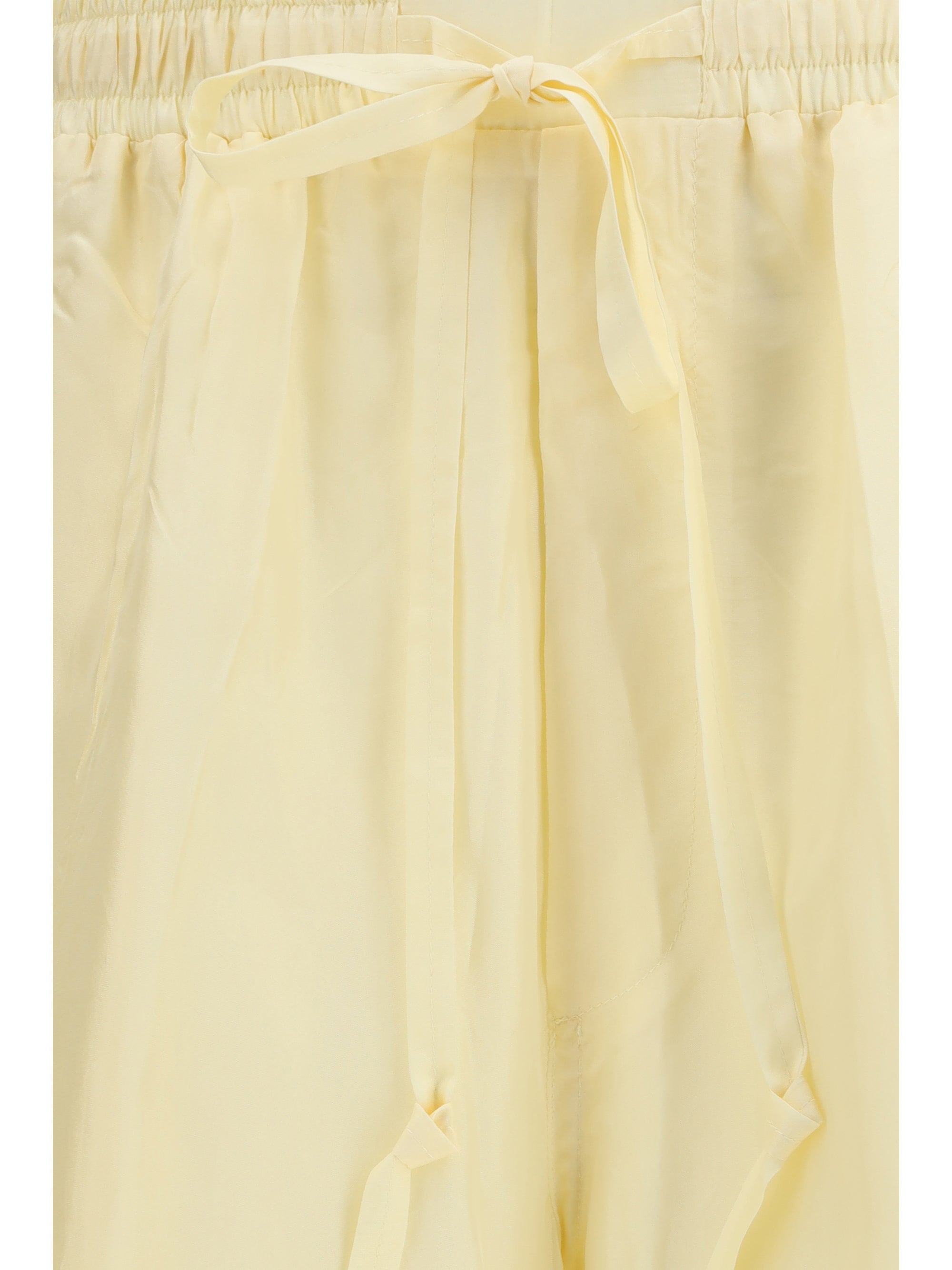 silk cargo pants