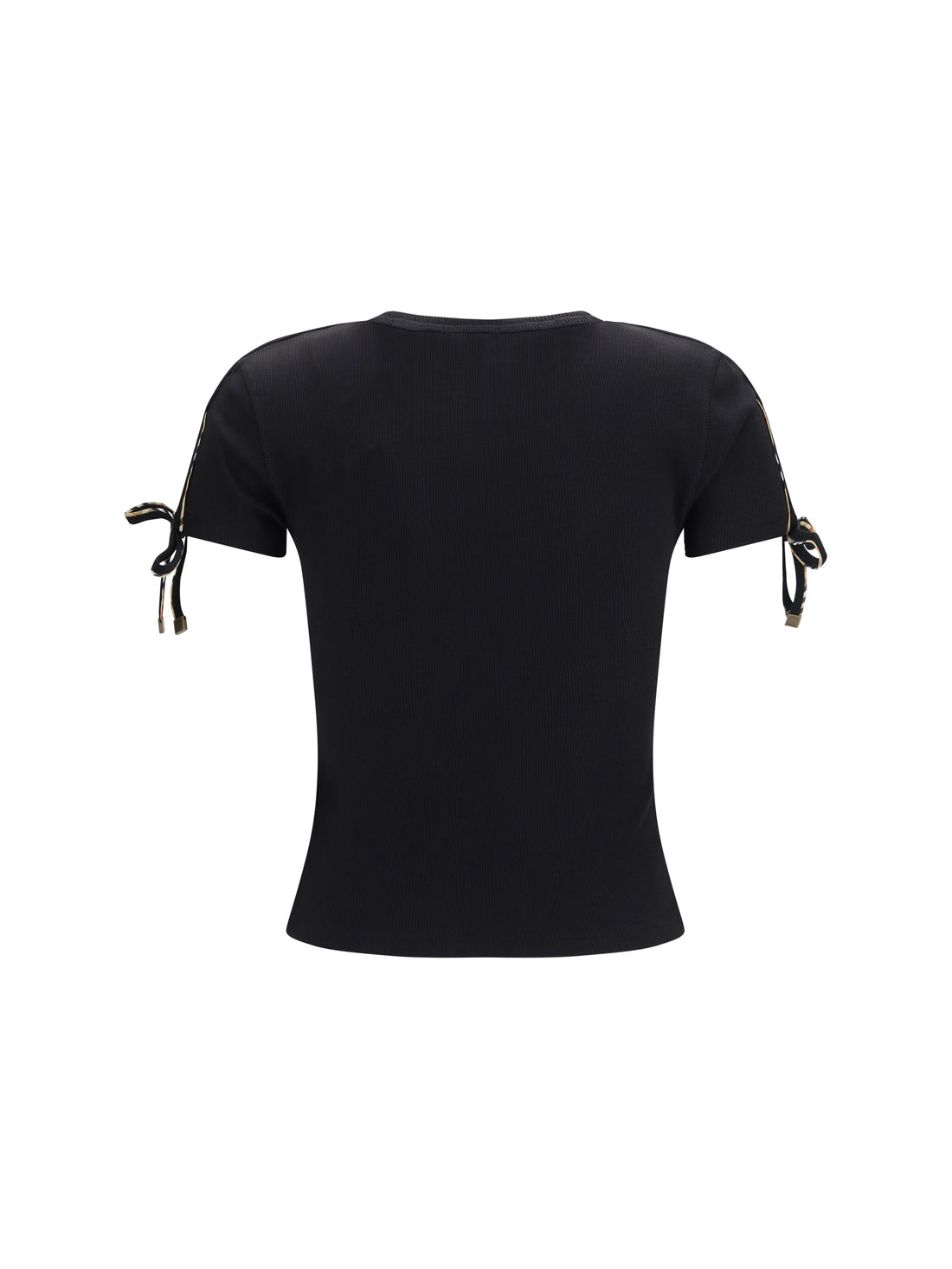 BURBERRY L cotton lace-detail t-shirt